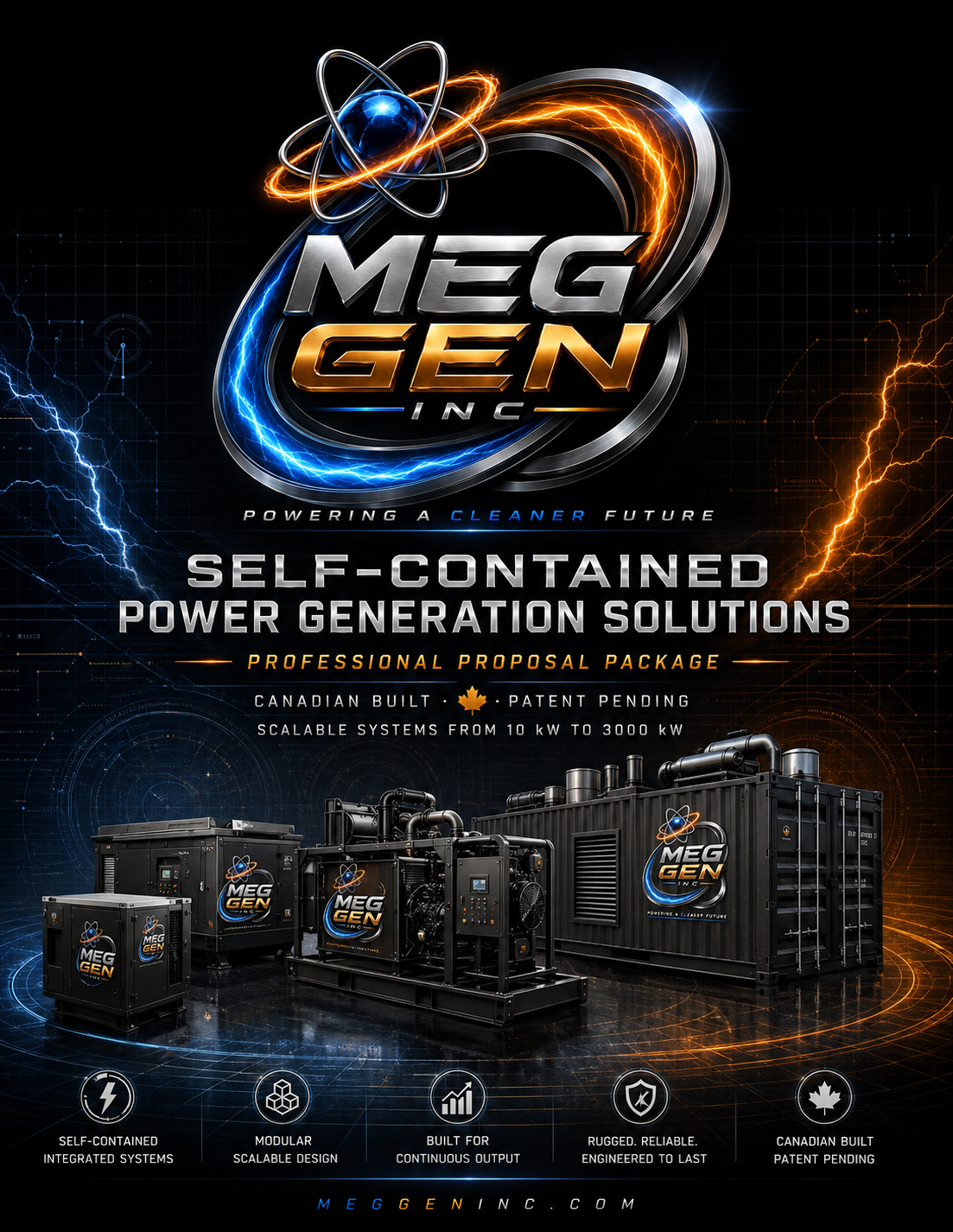 Meg-gen Inc proposal overview — power generation systems